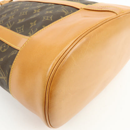 Louis Vuitton Randonnee Monogram Canvas, Brown, Canvas, Backpack