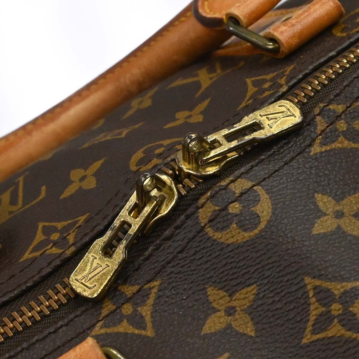 Louis Vuitton Keepall Monogram Canvas, Brown, Canvas, Travel Bag