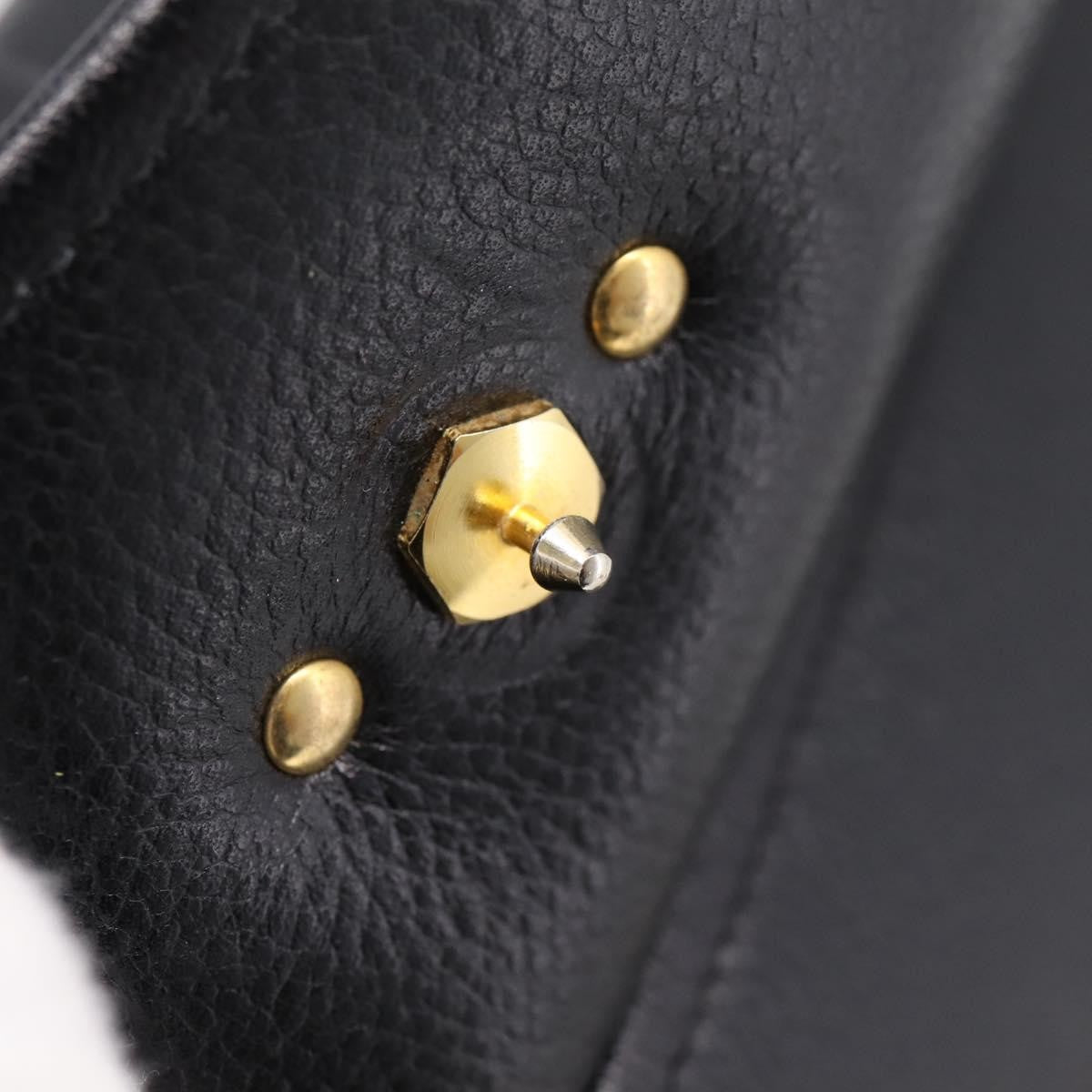 Christian Dior Shoulder Leather, Black, Leather, Shoulder Bag