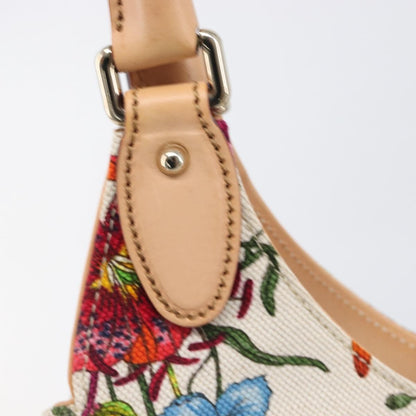 Gucci Joy Bardot Hobo Flora Canvas, Multicolour, Canvas, Handbag