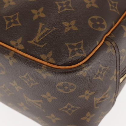 Louis Vuitton Deauville Handbag Monogram Canvas, BROWN, CANVAS, Handbag