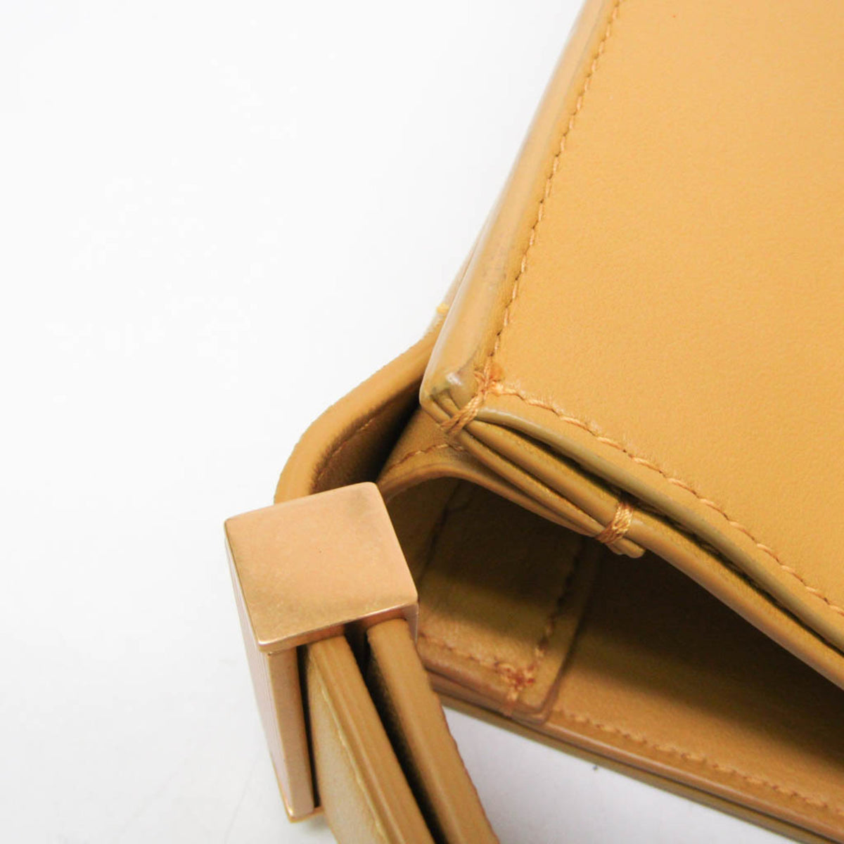 Bottega Veneta Marie Nappa Leather, Yellow, Leather, Shoulder Bag