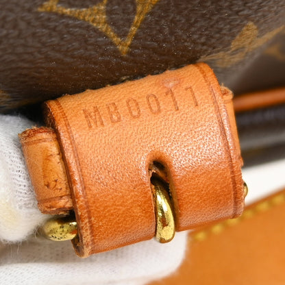 Louis Vuitton Saumur Monogram, Brown, Canvas, Shoulder Bag