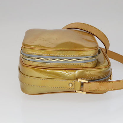 Louis Vuitton Wooster Monogram Vernis, Yellow, Patent Leather, Handbag
