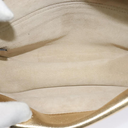 Chloe Georgia Leather, Gold, Leather, Shoulder Bag