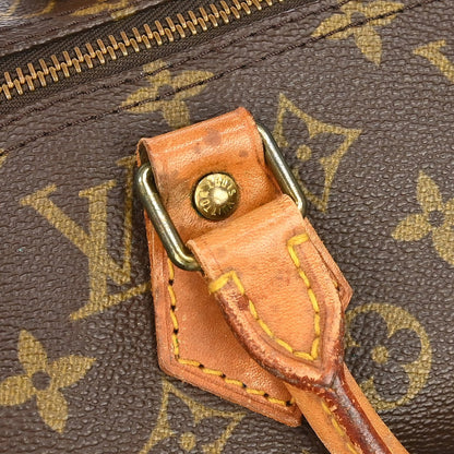 Louis Vuitton Speedy Monogram Canvas, Brown, Canvas, Handbag