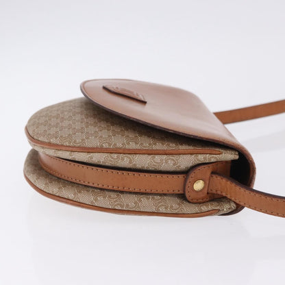 Celine Macadam Canvas, Beige, Canvas, Shoulder Bag