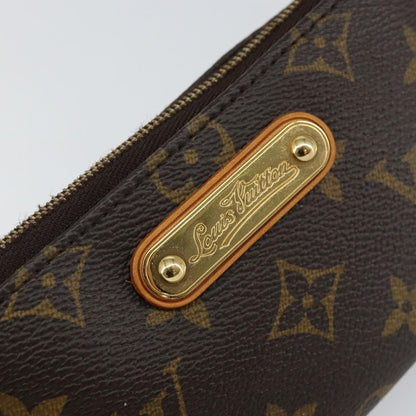 Louis Vuitton Milla Pochette Monogram Canvas, Brown, Canvas, Clutch