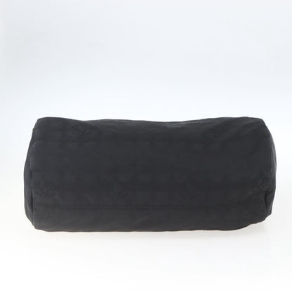 Chanel Travel Line Boston Nylon, Black, Nylon, Travel Bag