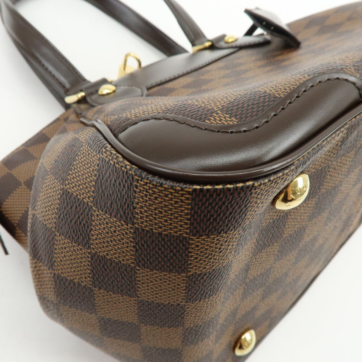 Louis Vuitton Verona Damier, Brown, Canvas, Handbag