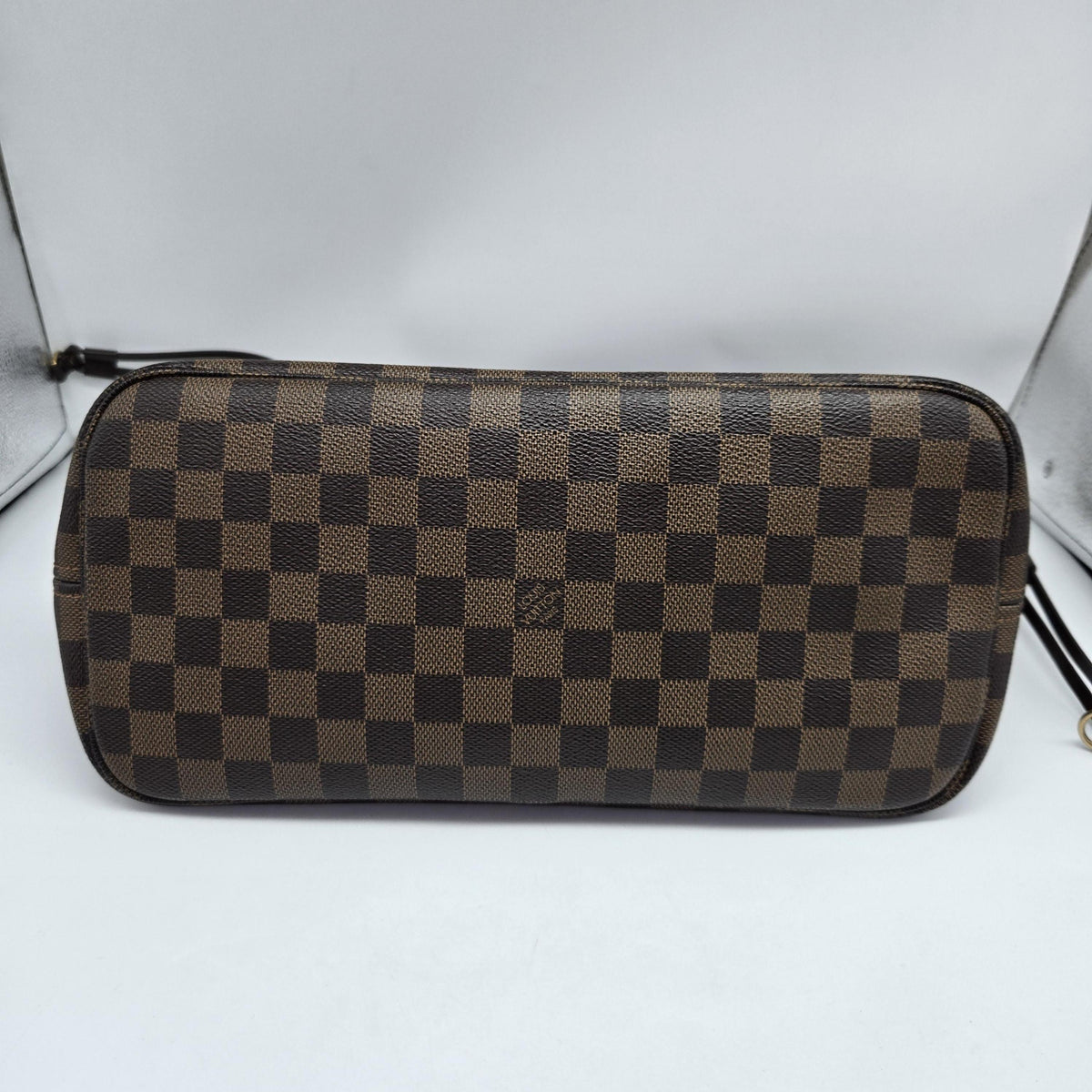 Louis Vuitton Neverfull Damier Ebene, Brown, Canvas, Tote Bag