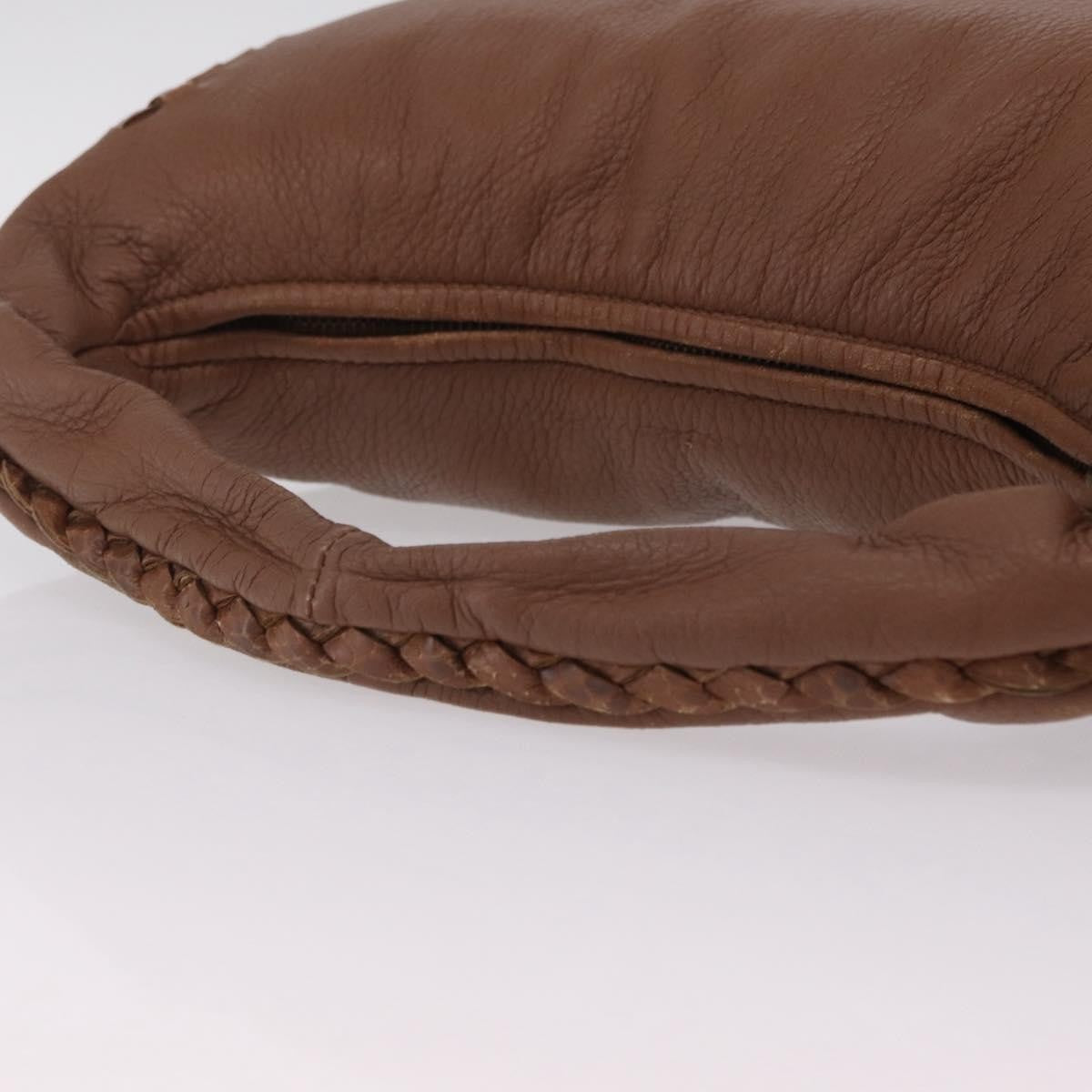 Bottega Veneta Veneta Hobo Intrecciato Nappa, Brown, Leather, Shoulder Bag