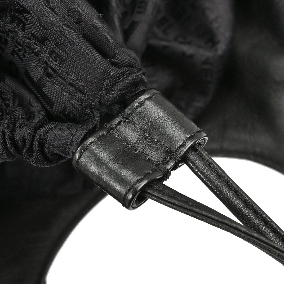 Chanel Square Stitch Tassel Hobo Quilted Leather, Black, Leather, Shoulder Bag