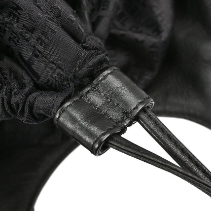 Chanel Square Stitch Tassel Hobo Quilted Leather, Black, Leather, Shoulder Bag