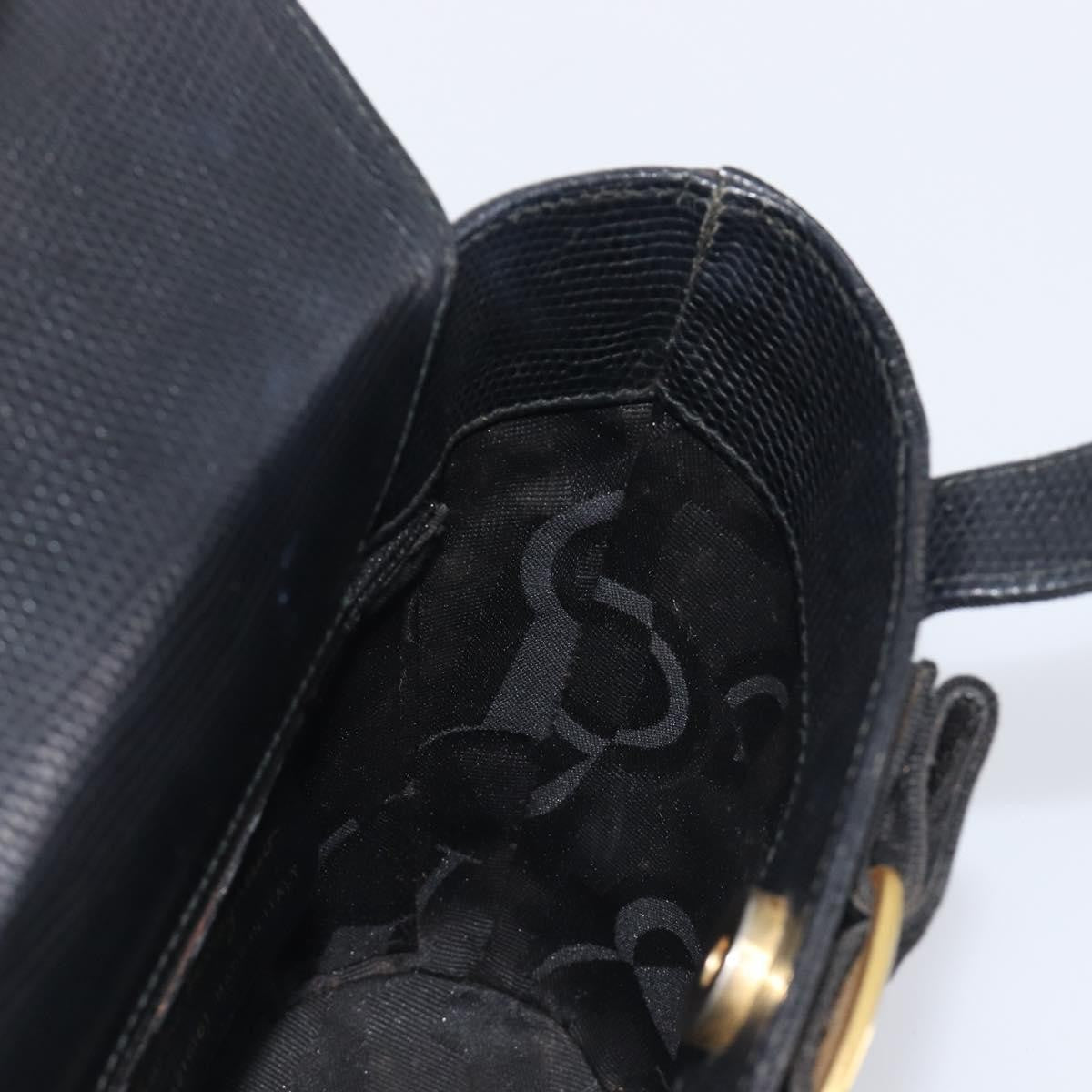 Salvatore Ferragamo Vara Bow Leather, Black, Leather, Crossbody Bag
