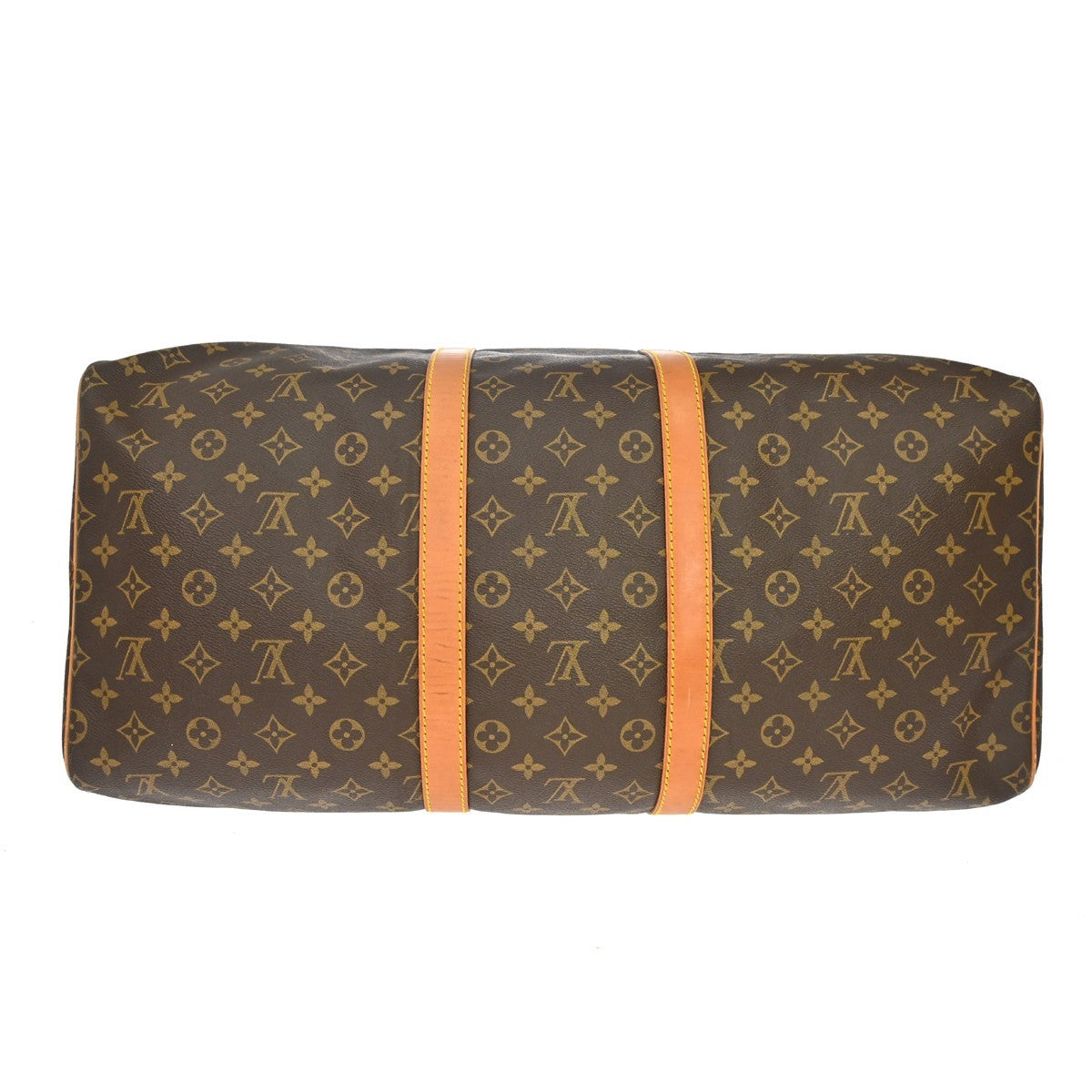 Louis Vuitton Keepall Monogram, Brown, Canvas, Travel Bag