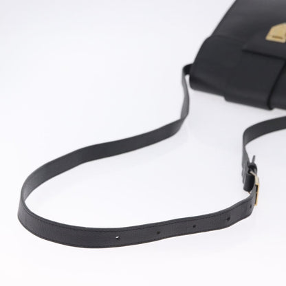 Saint Laurent Vintage Shoulder bag leather, Black, Leather, Shoulder Bag