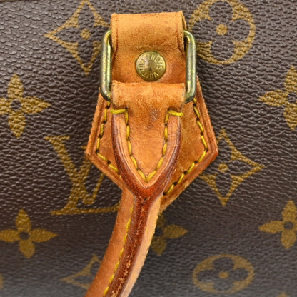 Louis Vuitton Speedy Monogram Canvas, Brown, Canvas, Handbag