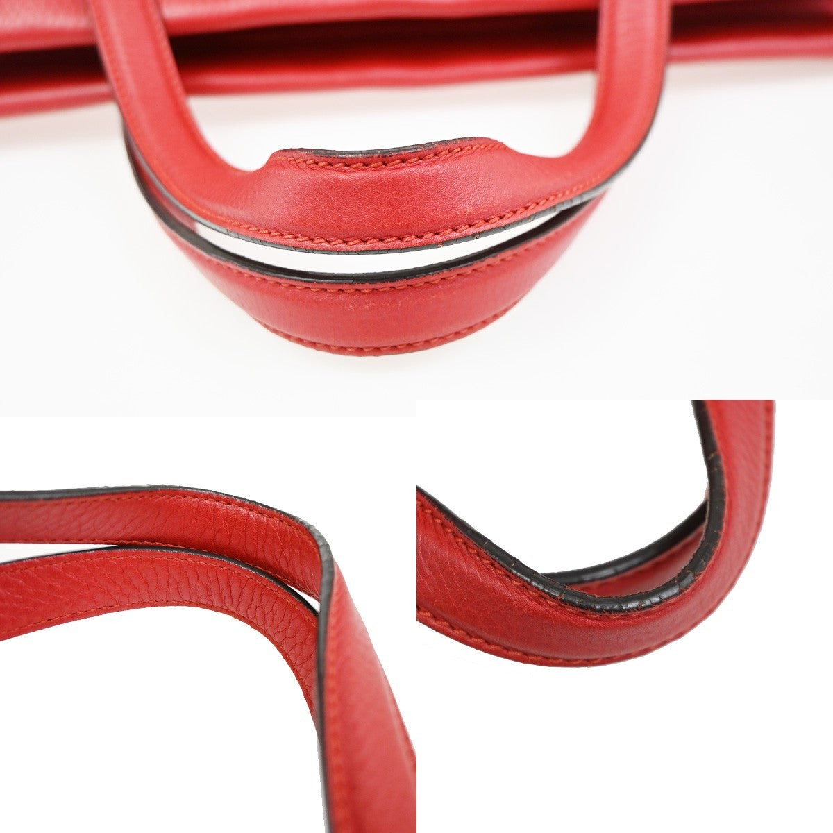 Gucci Lady Tassel Top Handle Leather, Red, Leather, Tote Bag