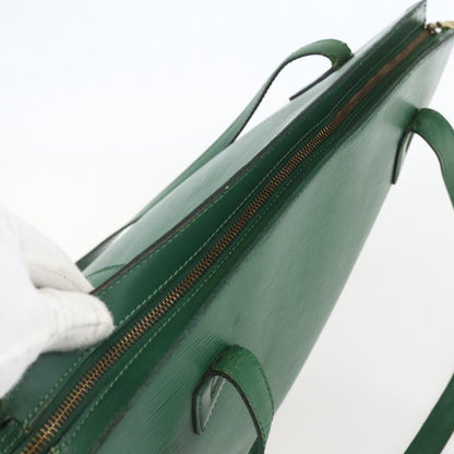 Louis Vuitton Saint Jacques Handbag Epi Leather, GREEN, LEATHER, Shoulder bag