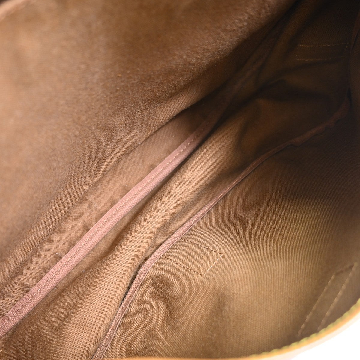 Louis Vuitton Saumur Monogram Canvas, Brown, Canvas, Shoulder Bag