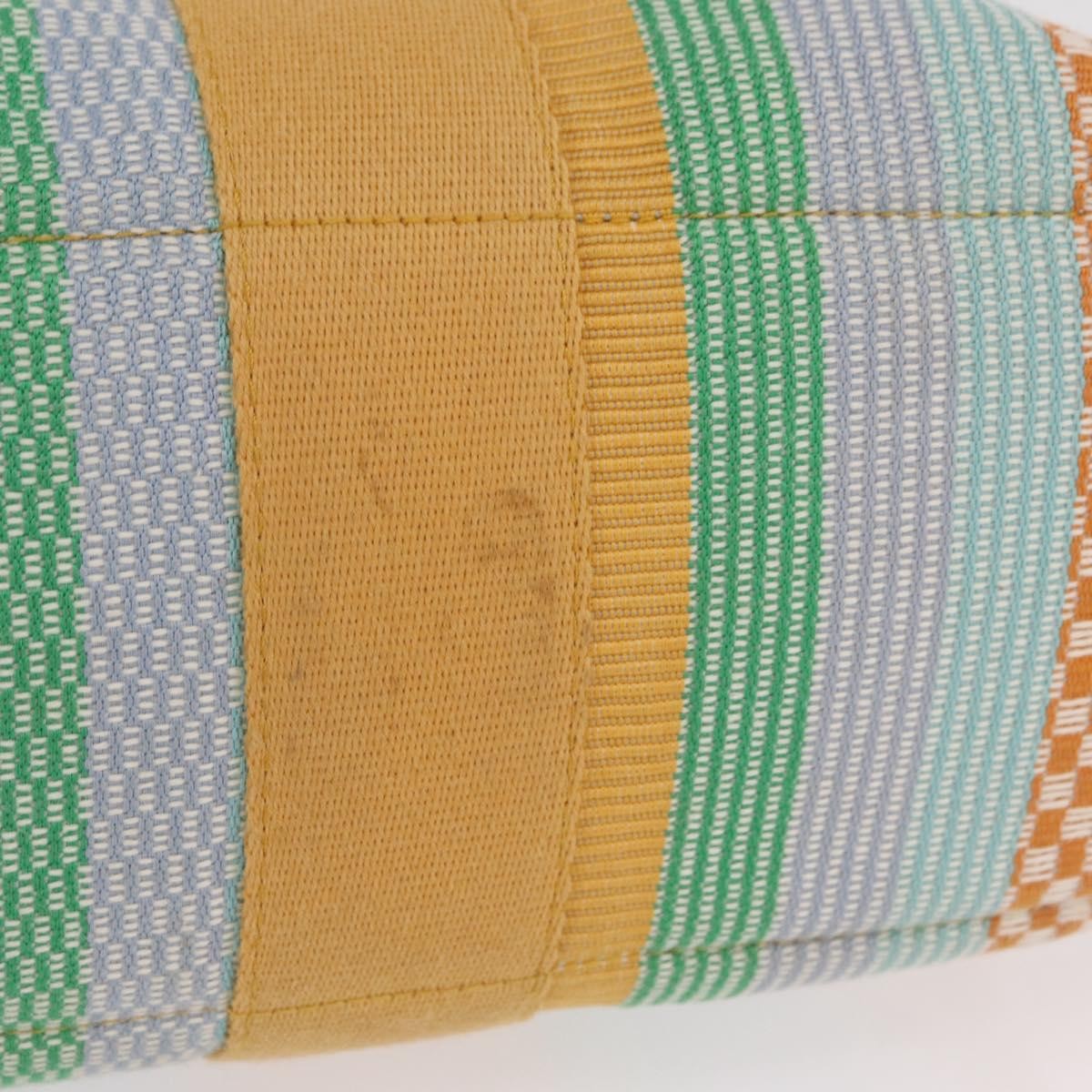 Hermes Fourre Tout Multicolor Toile, Multicolour, Canvas, Tote Bag
