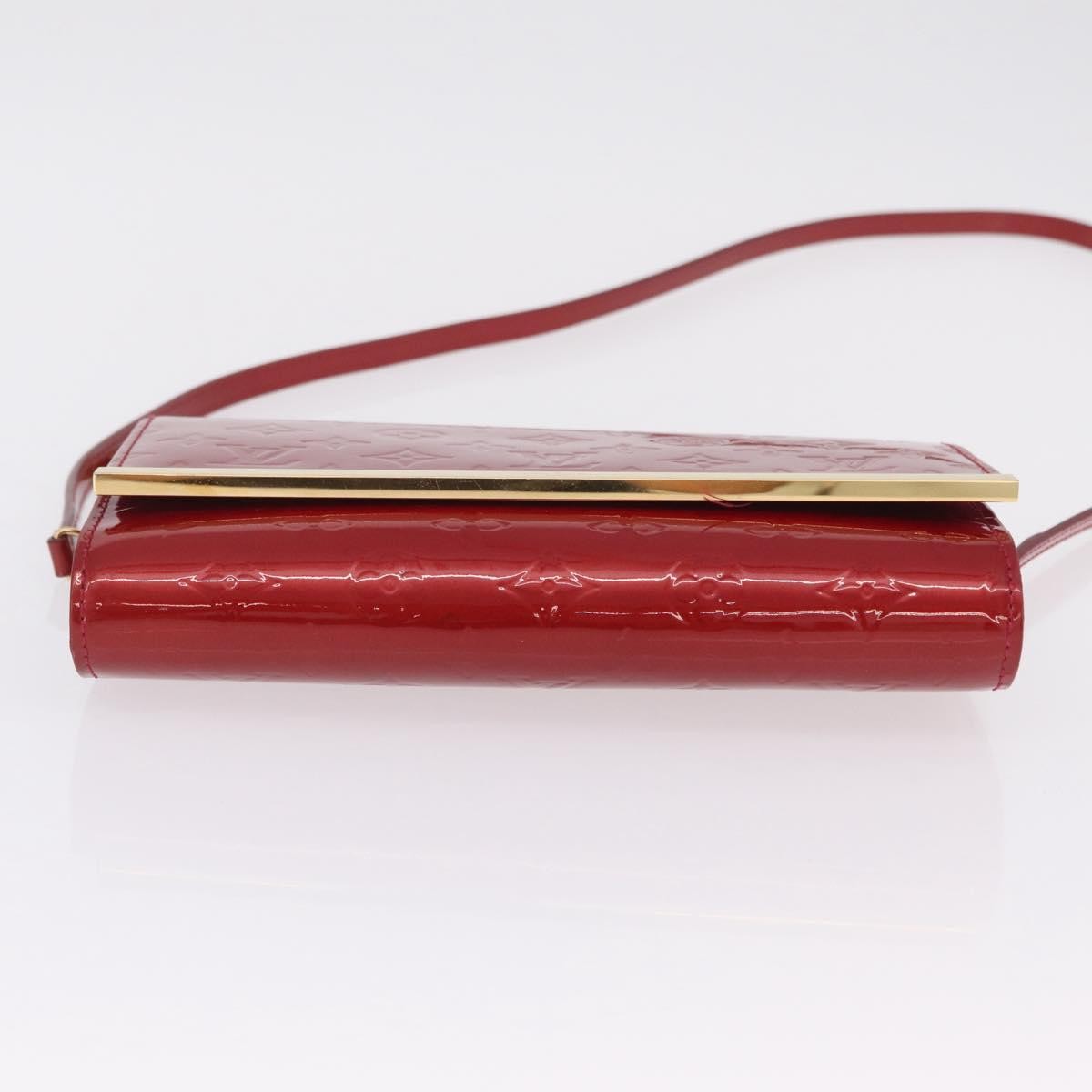 Louis Vuitton Ana Monogram Vernis, Pink, Patent Leather, Handbag
