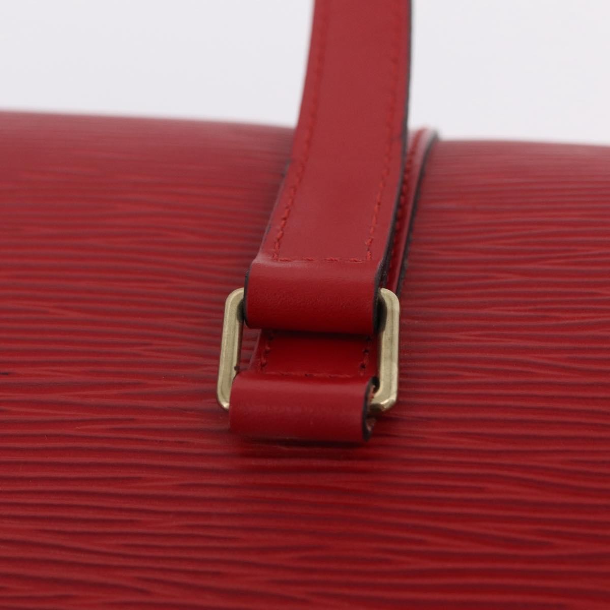 Louis Vuitton Soufflot Epi Leather, Red, Leather, Tote Bag