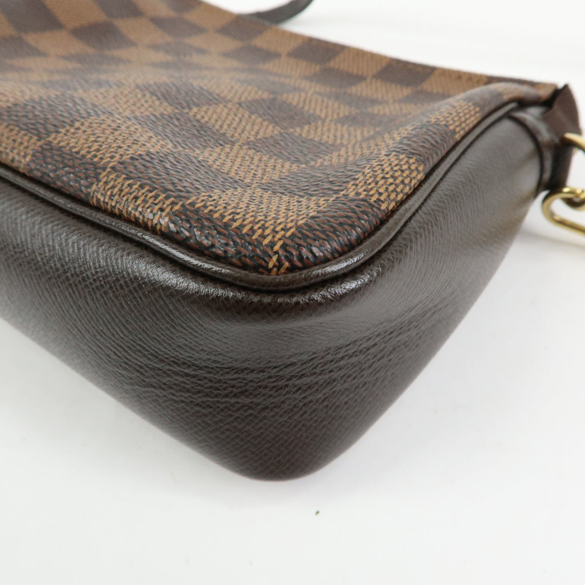 Louis Vuitton Trousse Make Up Damier, Brown, Canvas, Clutch