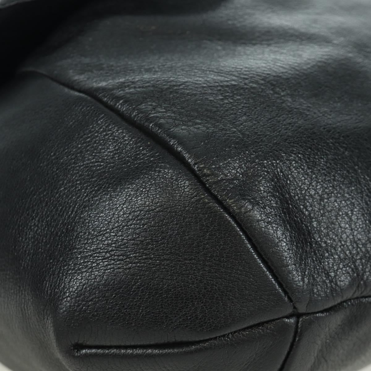 Saint Laurent Vintage Shoulder bag Leather, Black, Leather, Shoulder Bag