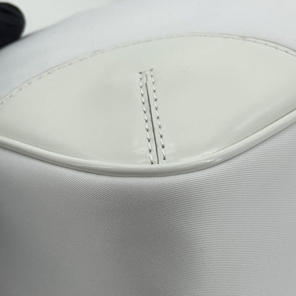 Prada Re-Edition 2004 Nylon and Leather, White, Nylon, Shoulder Bag