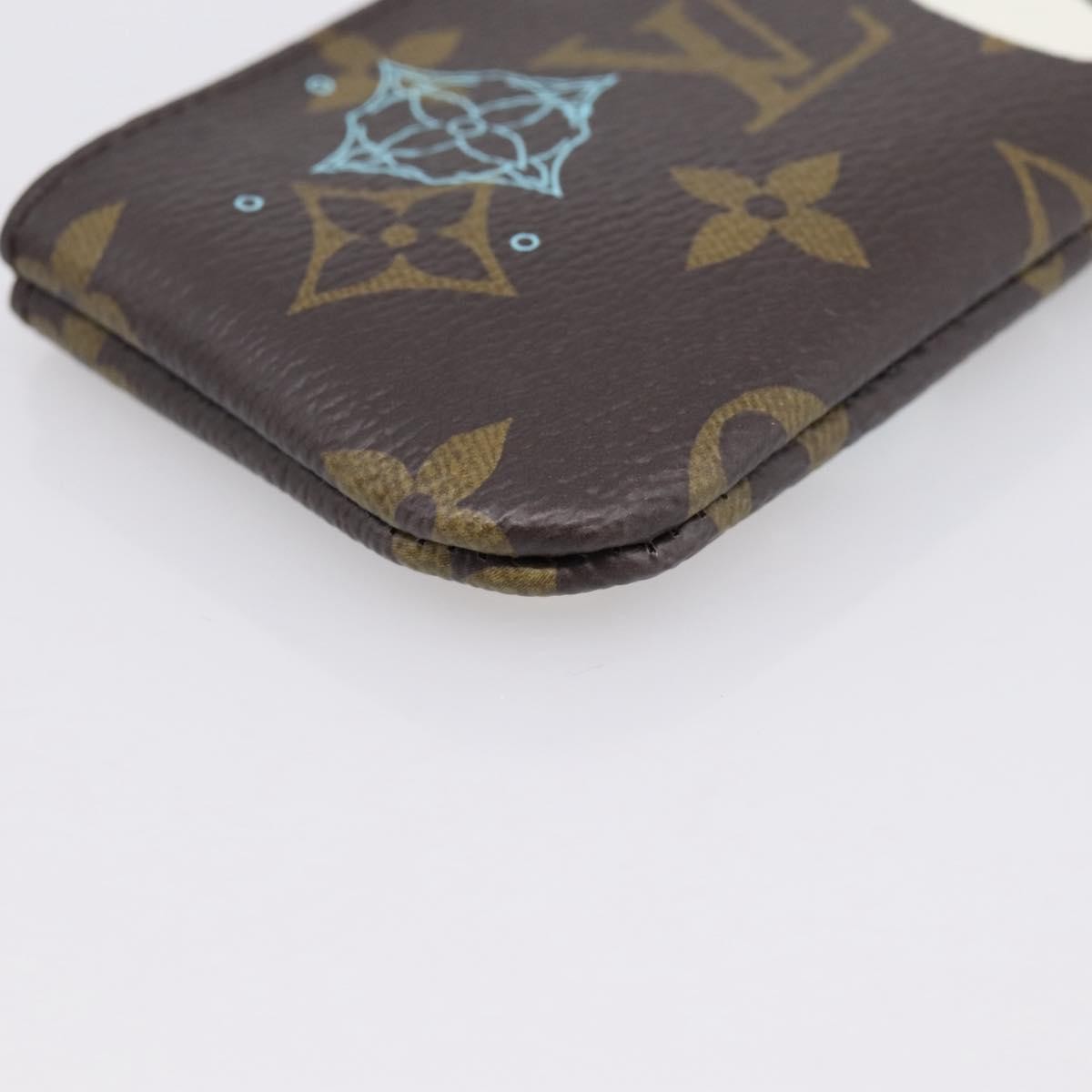 Louis Vuitton Pochette Clés Monogram Vivienne, Brown, Canvas, Wallet