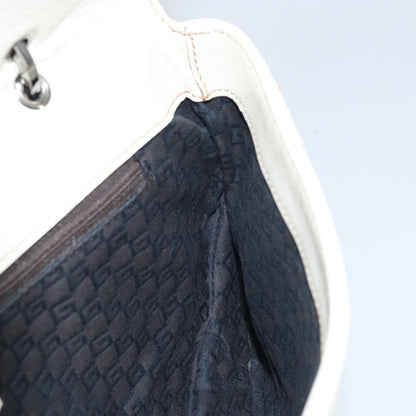 Gucci Vintage Leather, White, Leather, Handbag