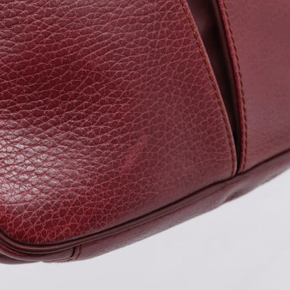 Cartier Tasseled Must de Cartier Leather, Burgundy, Leather, Shoulder Bag