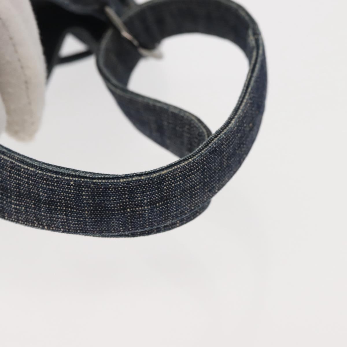 Chanel Hidden Sequins Shoulder Bag Sequins, BLUE, CANVAS, Handbag