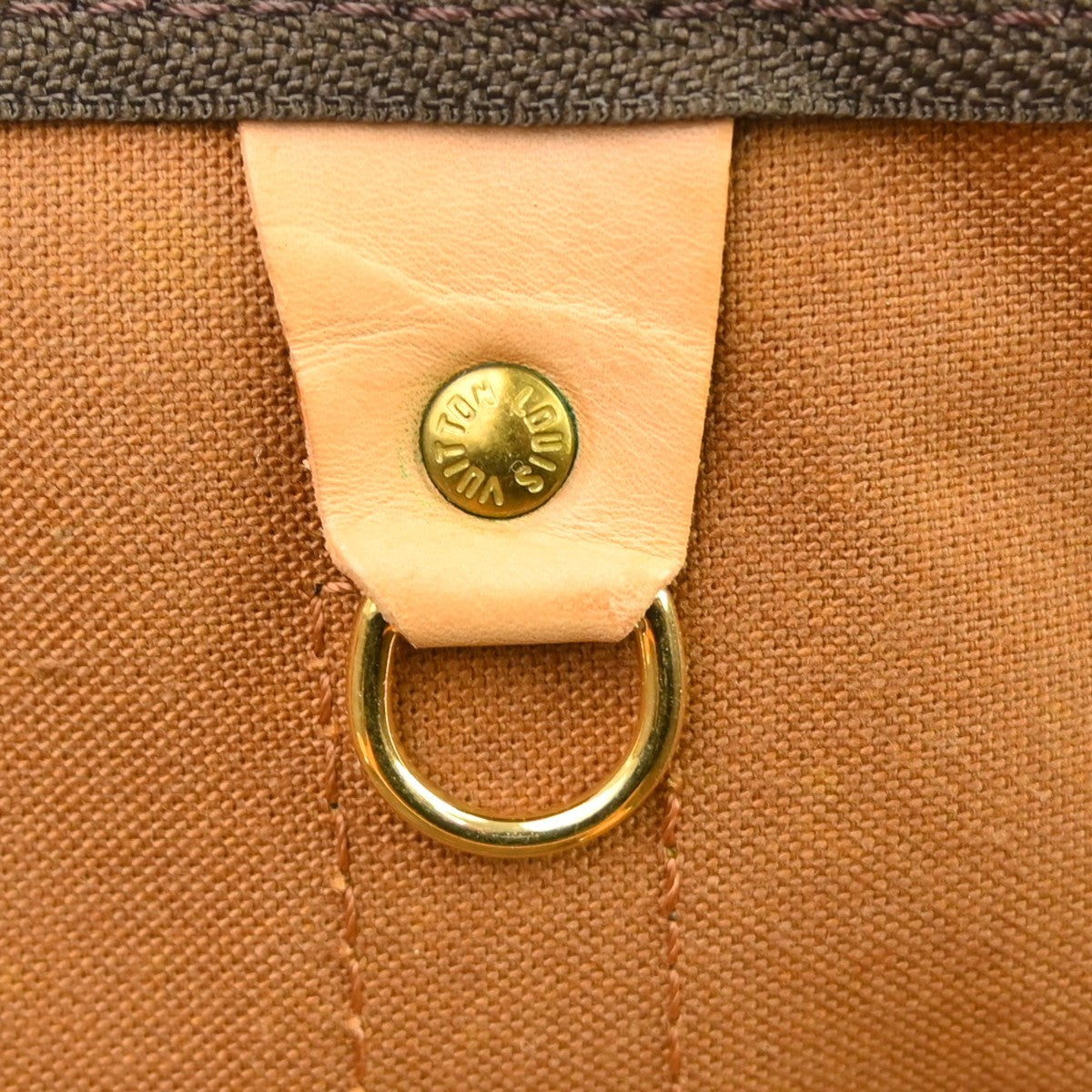 Louis Vuitton Keepall Bandoulière Monogram, Brown, Canvas, Travel Bag