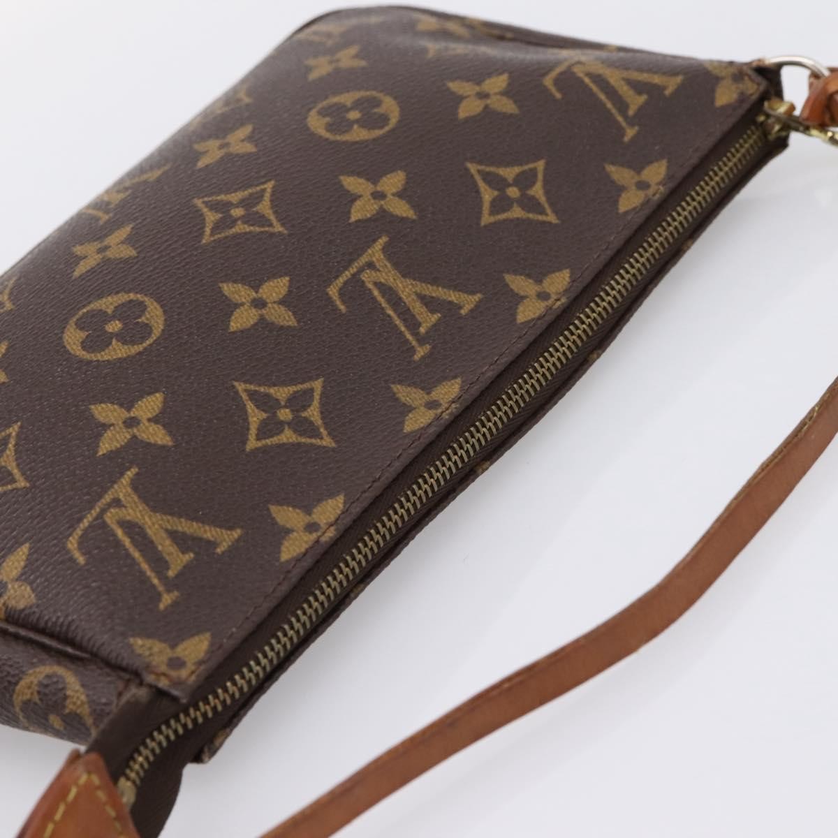 Louis Vuitton Pochette Accessoires NM Monogram Canvas, Brown, Canvas, Clutch