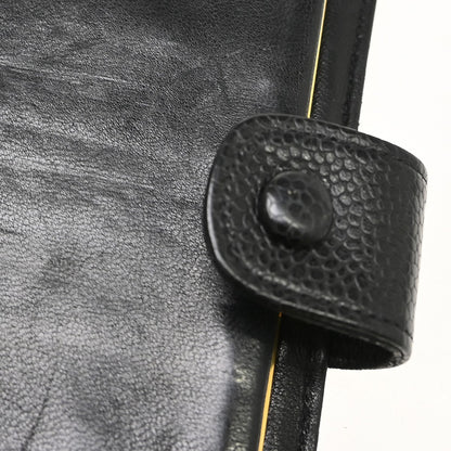 Chanel Timeless CC French Caviar, Black, Leather, Wallet