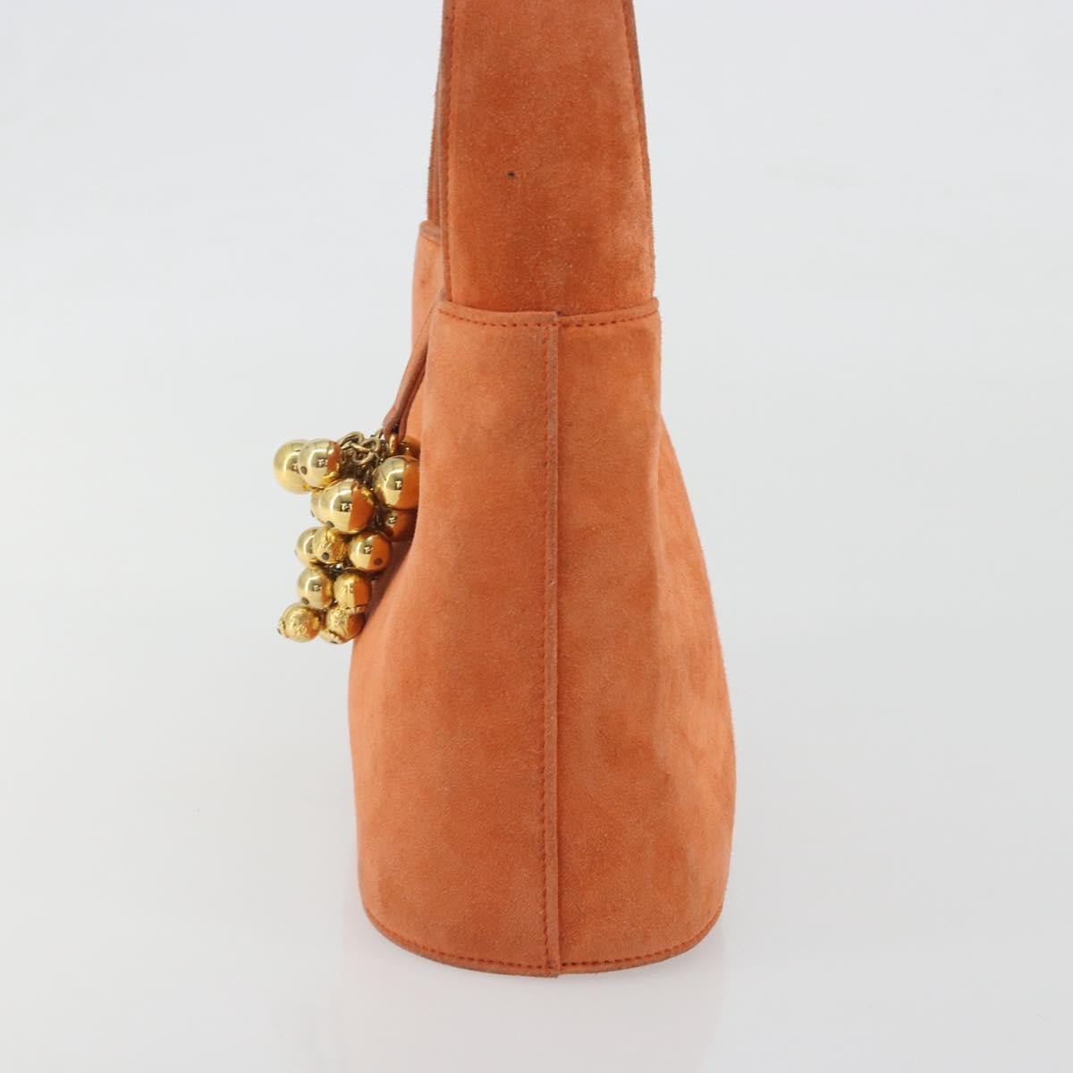 Salvatore Ferragamo Vintage Top handle Suede, Orange, Suede, Handbag