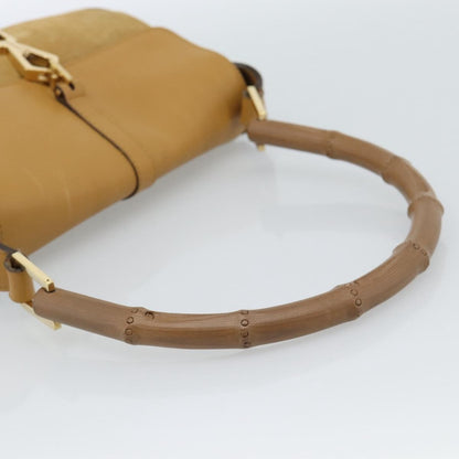 Gucci Bamboo Jackie Suede, Beige, Suede, Handbag