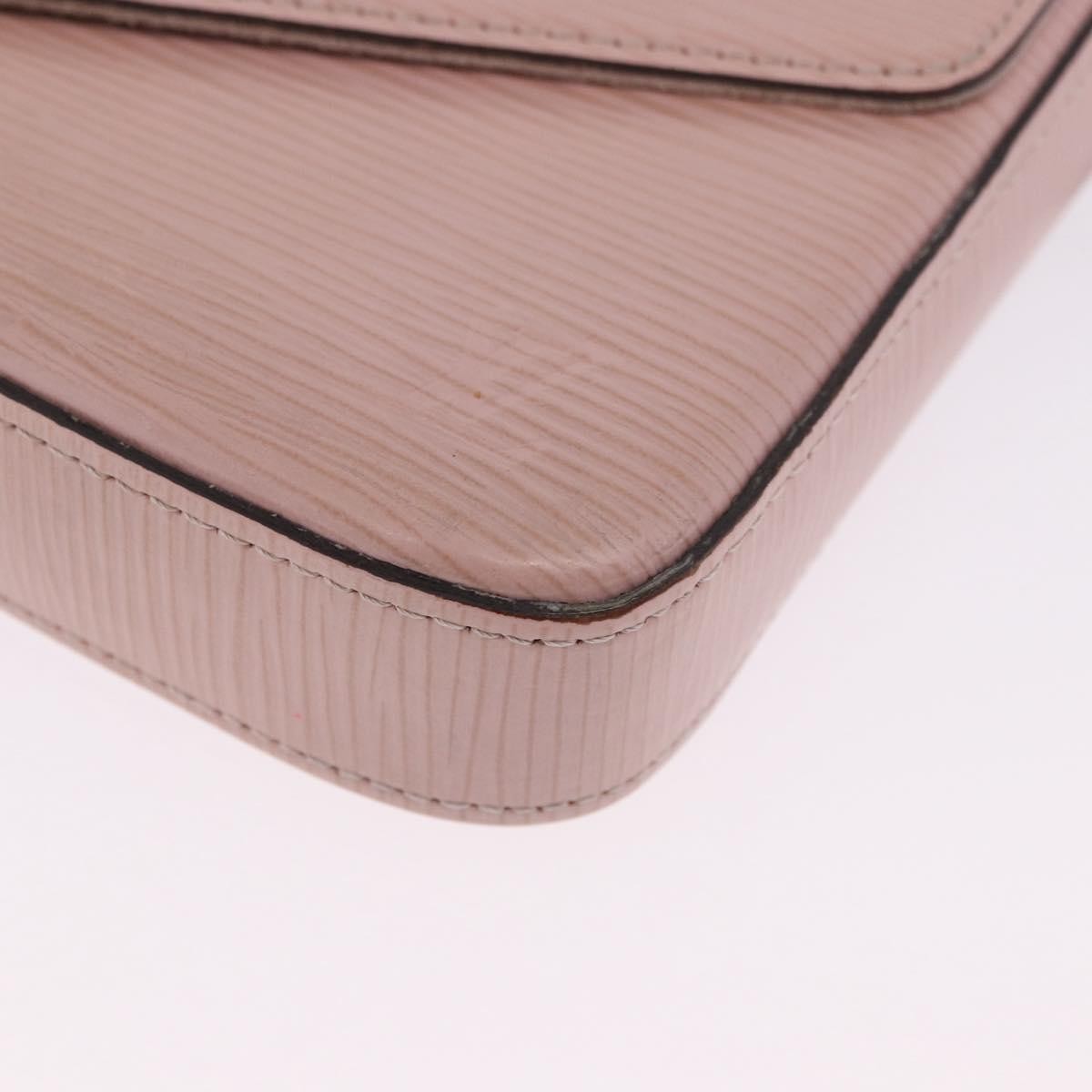Louis Vuitton Felicie Chain Epi Leather, Pink, Leather, Clutch