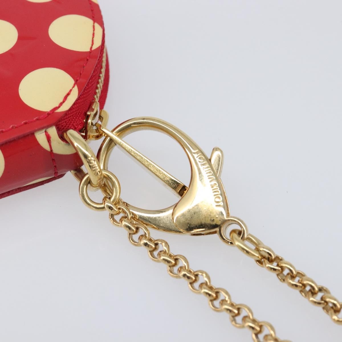 Louis Vuitton Boite Chapeau Coin Purse Monogram Vernis Animania, Red, Patent Leather, Wallet