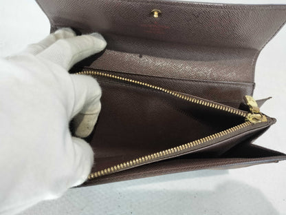 Louis Vuitton Vintage Sarah Monogram Canvas, Brown, Canvas, Wallet