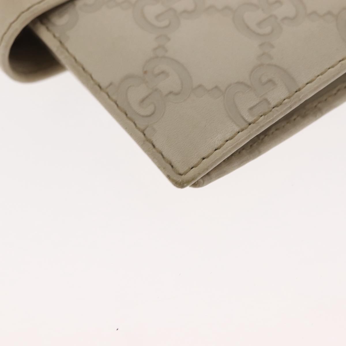 Gucci Ring Agenda Cover Guccissima Leather, Beige, Leather, Briefcase