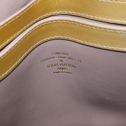 Louis Vuitton Fascination Lockit Patent Lambskin, Brown, Pearl, Handbag