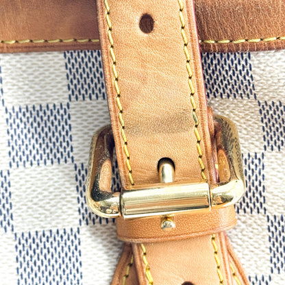 Louis Vuitton Hampstead Damier Ebene, White, Canvas, Tote Bag