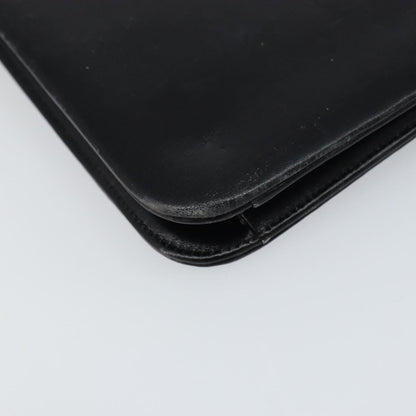 Christian Dior Vintage Chain Flap Leather, Black, Leather, Shoulder Bag