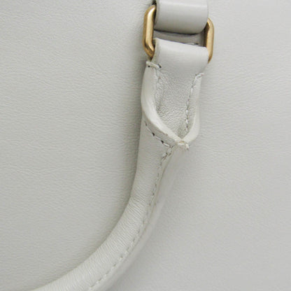 Saint Laurent East Side Smooth Leather, White, Leather, Tote Bag