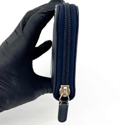 Chanel Boy Zip Around Quilted Caviar, Black, Leather, Wallet