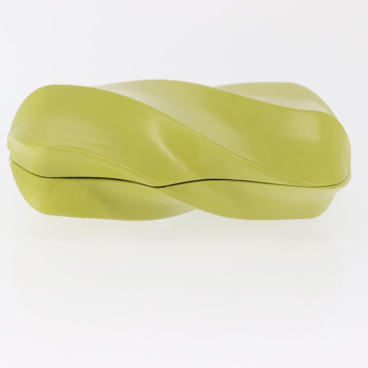Bottega Veneta The Whirl Clutch Leather, Green, Leather, Clutch